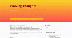 Desktop Screenshot of evolvingthoughts.net