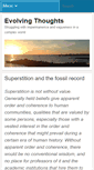 Mobile Screenshot of evolvingthoughts.net